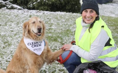 Encore Vet Group Cleans Up Saratoga on Earth Day